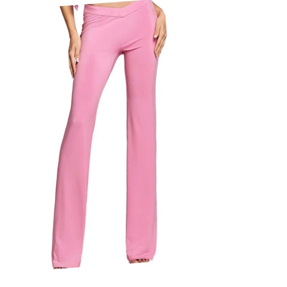 I.AM.GIA Flare Pants Womens Large Tall Marlai Pink V-Front Y2K Barbie Bratz Rave